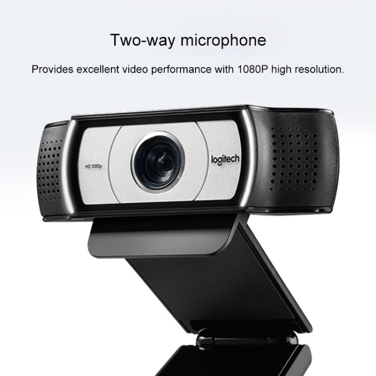 Logitech C930C 1080P 30FPS WebCam Business HD con copertura protettiva, C930C