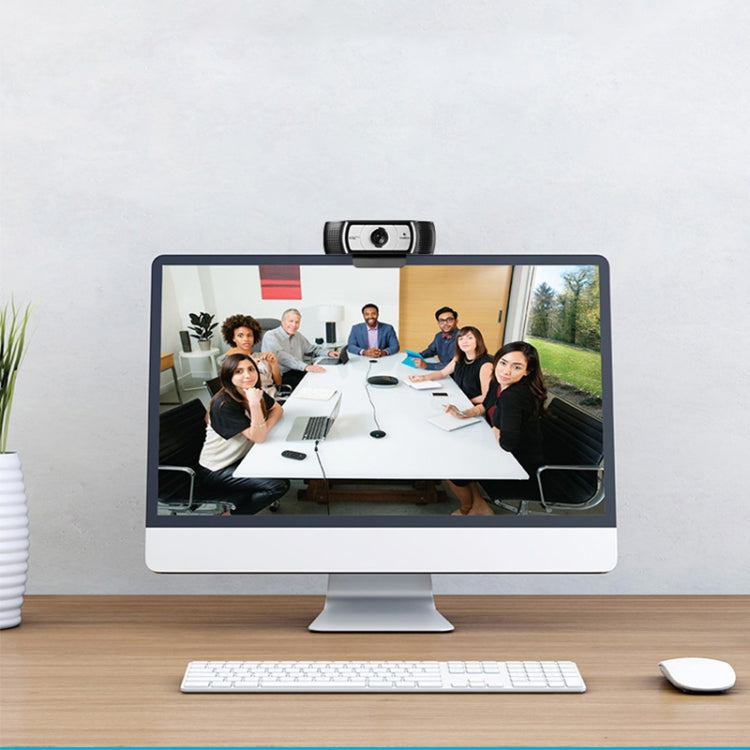 Logitech C930C 1080P 30FPS WebCam Business HD con copertura protettiva, C930C