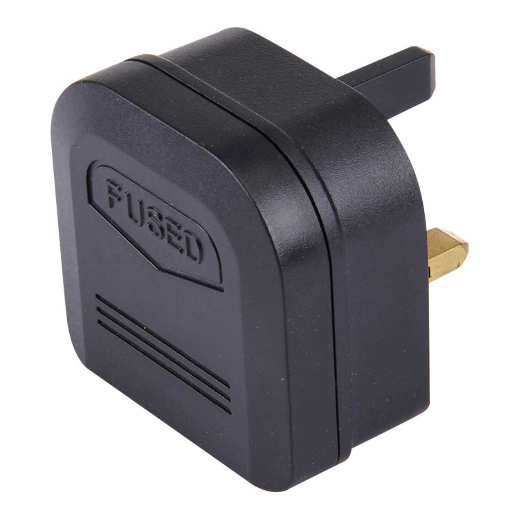 BS-5732 Portable Power Socket Travel Converter EU Plug to UK Plug with Fuse, BS-5732