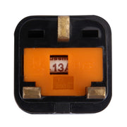 WD-7S Portable Universal Power Socket Travel Converter to UK Plug Adapter with Fuse, UK Plug with Fuse