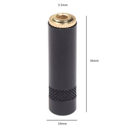 REXLIS TC227 Mini Spina Femmina da 3,5 mm Jack Audio Adattatore per Auricolari Placcato Oro per Cuffie Stereo Fai da Te e Auricolari di Riparazione, TC227