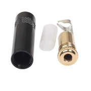 REXLIS TC227 Mini Spina Femmina da 3,5 mm Jack Audio Adattatore per Auricolari Placcato Oro per Cuffie Stereo Fai da Te e Auricolari di Riparazione, TC227