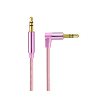 Cavo audio a gomito maschio-maschio AV01 da 3,5 mm, lunghezza: 2 m, 2m