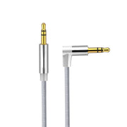 Cavo audio a gomito maschio-maschio AV01 da 3,5 mm, lunghezza: 3 m, 3m