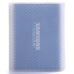 Custodia protettiva in silicone per disco rigido portatile all-inclusive antigraffio PT500 per Samsung Portable SSD T5, con prese d'aria, Black, Blue, Red, White