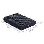 Custodia protettiva in silicone per disco rigido portatile all-inclusive antigraffio PT500 per Samsung Portable SSD T5, con prese d'aria, Black, Blue, Red, White