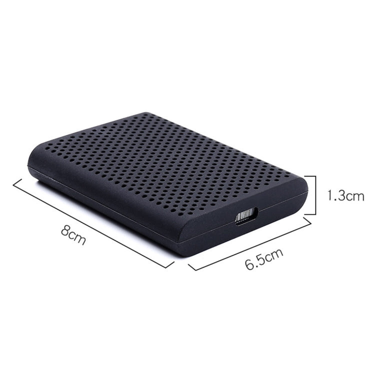 Custodia protettiva in silicone per disco rigido portatile all-inclusive antigraffio PT500 per Samsung Portable SSD T5, con prese d'aria, Black, Blue, Red, White