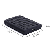 Custodia protettiva in silicone per disco rigido portatile all-inclusive antigraffio PT500 per Samsung Portable SSD T5, con prese d'aria, Black, Blue, Red, White