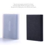 Custodia protettiva in silicone per disco rigido portatile all-inclusive antigraffio PT500 per Samsung Portable SSD T5, con prese d'aria, Black, Blue, Red, White