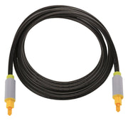 Cavo audio ottico digitale Toslink maschio-maschio da 2 m con diametro esterno 5,0 mm, Length: 2m
