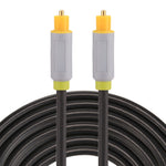 Cavo audio ottico digitale Toslink maschio-maschio da 3 m con diametro esterno 5,0 mm, Length: 3m