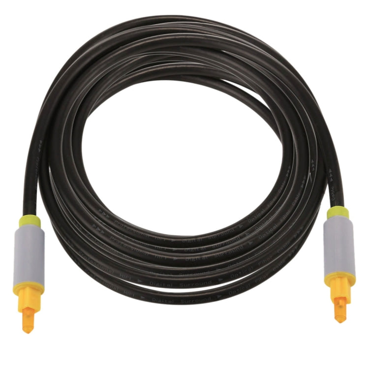 Cavo audio ottico digitale Toslink maschio-maschio da 3 m con diametro esterno 5,0 mm, Length: 3m