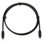 Cavo audio ottico digitale Toslink maschio-maschio EMK da 1 m con diametro esterno di 4,0 mm, Length: 1m