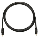 Cavo audio ottico digitale Toslink maschio-maschio EMK da 1,5 m con diametro esterno di 4,0 mm, Length: 1.5m