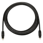 Cavo audio ottico digitale Toslink maschio-maschio EMK da 2 m, diametro esterno 4,0 mm, Length: 2m