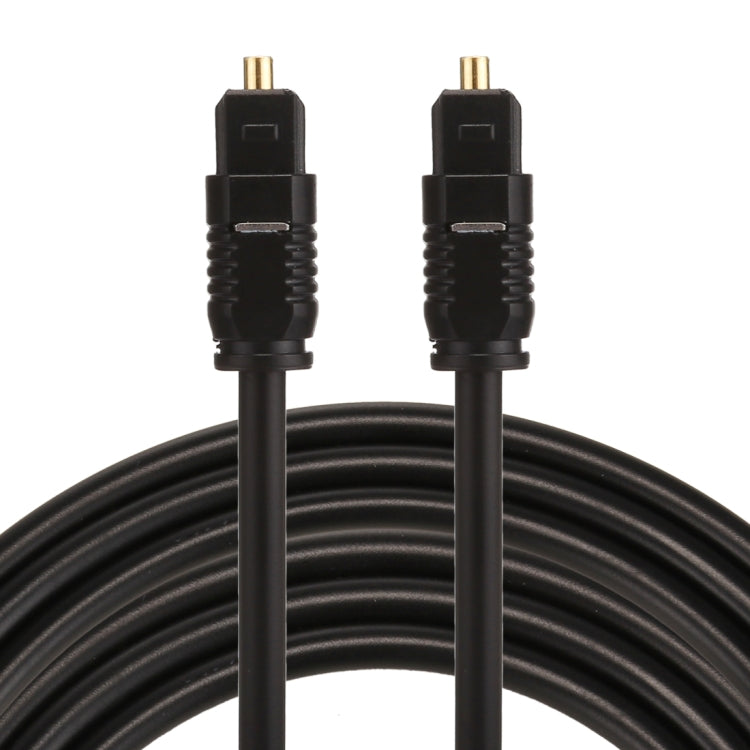 Cavo audio ottico digitale Toslink maschio-maschio EMK da 5 m con diametro esterno di 4,0 mm, Length: 5m