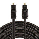 Cavo audio ottico digitale Toslink maschio-maschio EMK da 8 m, diametro esterno 4,0 mm, Length: 8m