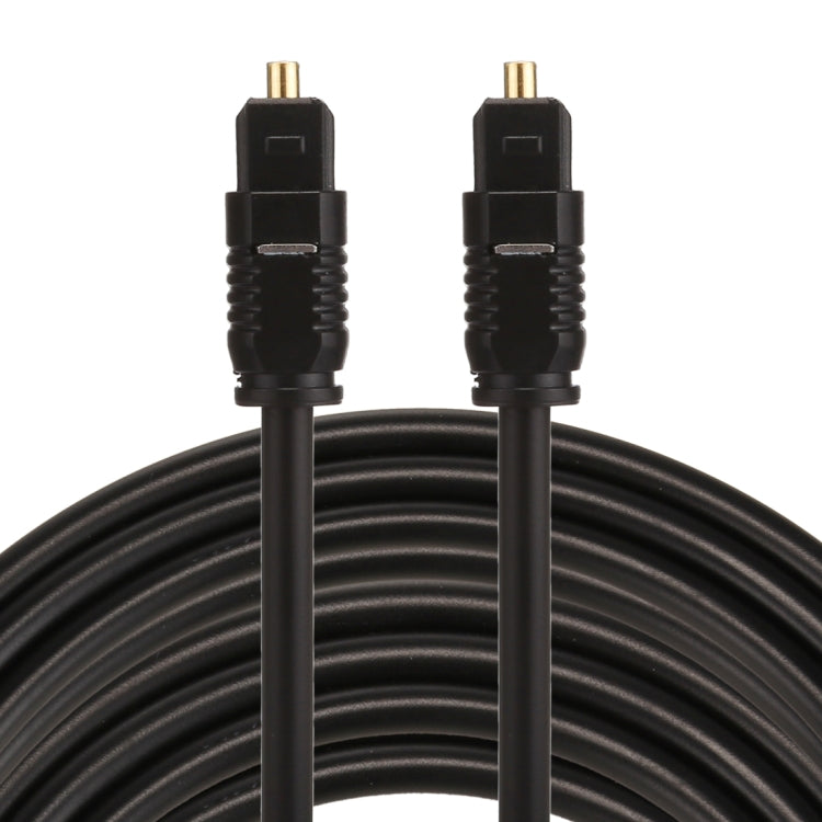 Cavo audio ottico digitale Toslink maschio-maschio EMK da 10 m con diametro esterno di 4,0 mm, Length: 10m
