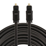 Cavo audio ottico digitale Toslink maschio-maschio EMK da 10 m con diametro esterno di 4,0 mm, Length: 10m