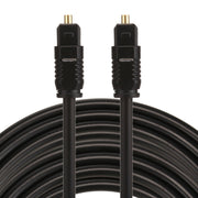 Cavo audio ottico digitale Toslink maschio-maschio EMK da 10 m con diametro esterno di 4,0 mm, Length: 10m