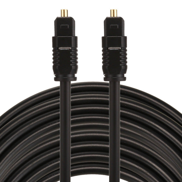 Cavo audio ottico digitale Toslink maschio-maschio EMK da 15 m con diametro esterno di 4,0 mm, Length: 15m