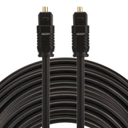 Cavo audio ottico digitale Toslink maschio-maschio EMK da 15 m con diametro esterno di 4,0 mm, Length: 15m
