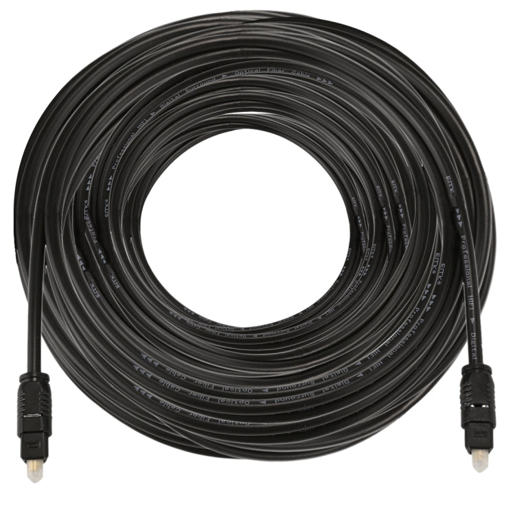 Cavo audio ottico digitale Toslink maschio-maschio EMK da 25 m con diametro esterno di 4,0 mm, Length: 25m
