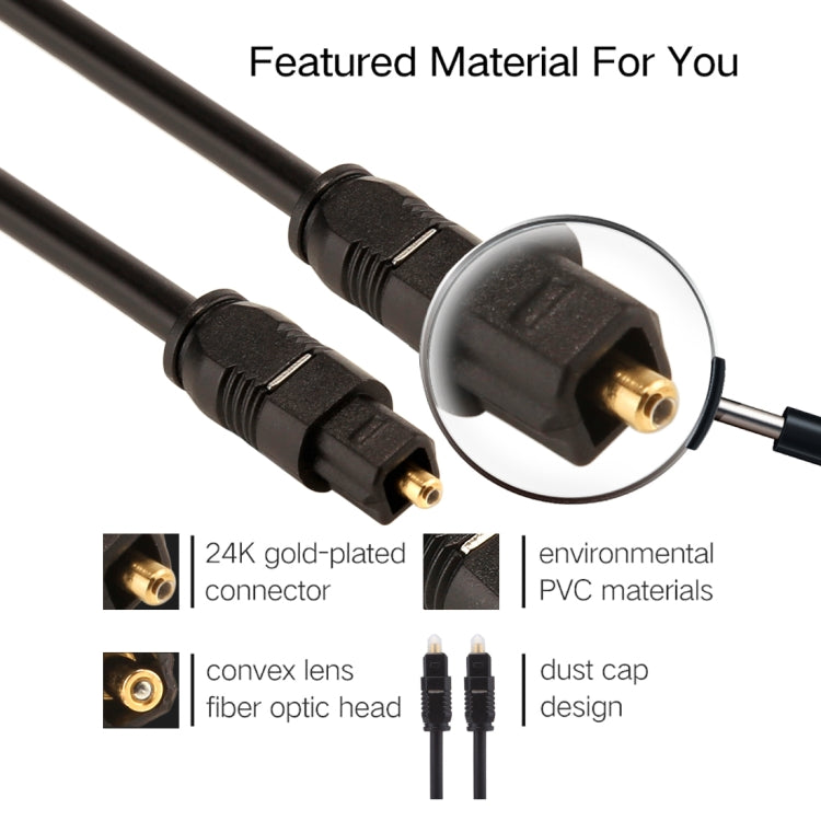 Cavo audio ottico digitale Toslink maschio-maschio EMK da 25 m con diametro esterno di 4,0 mm, Length: 25m