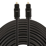Cavo audio ottico digitale Toslink maschio-maschio EMK da 30 m con diametro esterno di 4,0 mm, Length: 30m