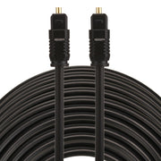 Cavo audio ottico digitale Toslink maschio-maschio EMK da 30 m con diametro esterno di 4,0 mm, Length: 30m