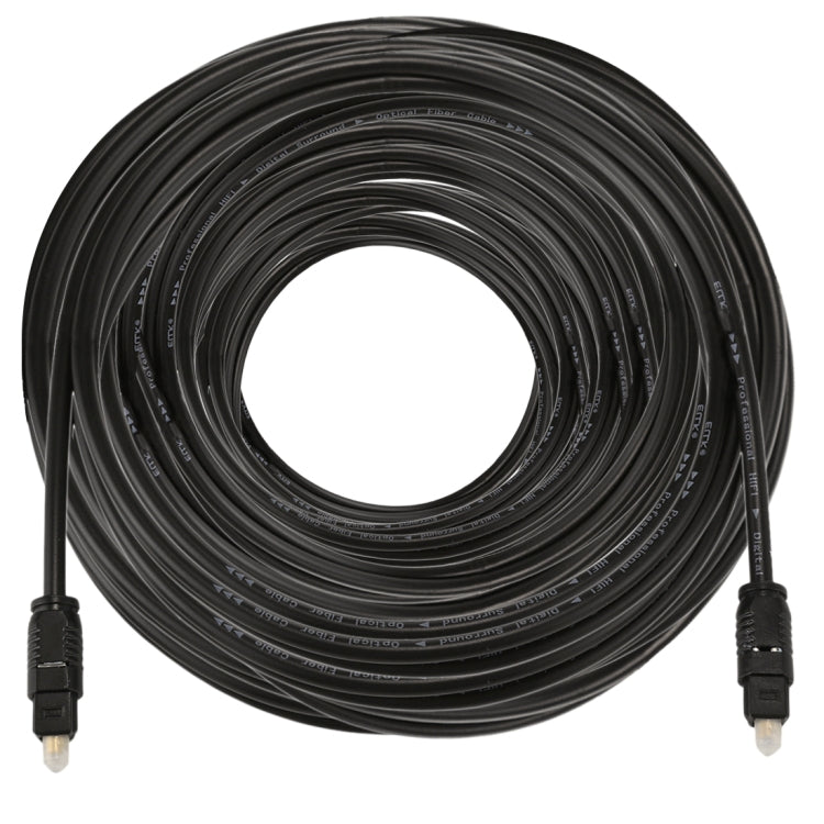 Cavo audio ottico digitale Toslink maschio-maschio EMK da 30 m con diametro esterno di 4,0 mm, Length: 30m