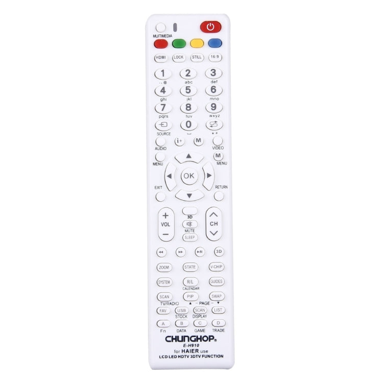 CHUNGHOP E-H910 Universal Remote Control for HAIER LED LCD HDTV 3DTV, for HAIER TV