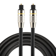 Cavo audio ottico digitale Toslink maschio-maschio con testa in metallo nichelato OD6.0mm da 1,5 m, Length: 1.5m
