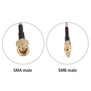 Cavo adattatore RG316 da SMA maschio a SMB maschio da 60 cm, 60cm SMB Male