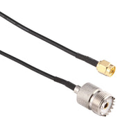 Cavo adattatore RG174 UHF femmina a SMA maschio da 15 cm, UHF Female to SMA Male