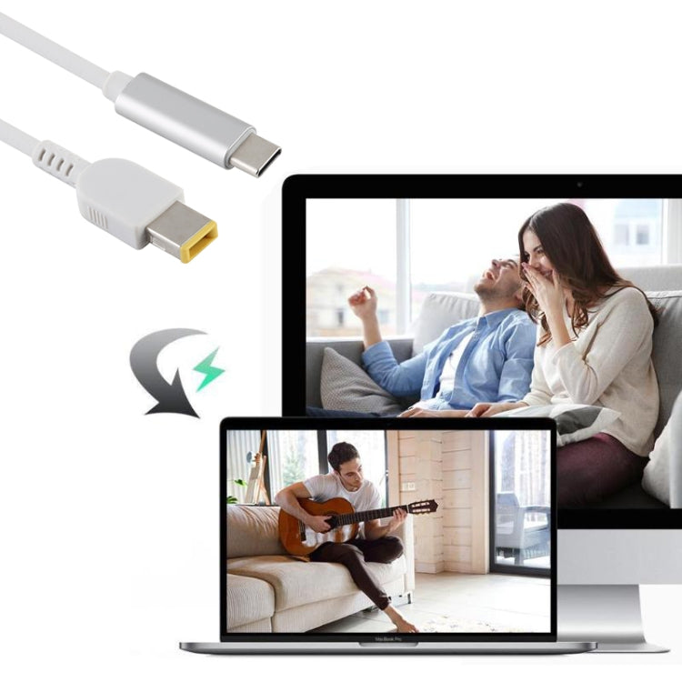 Cavo ricarica USB-C maschio quadrato per Lenovo 1,5m