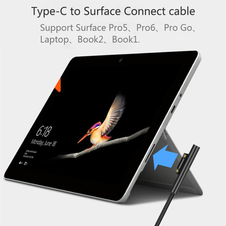 Cavo ricarica magnetico USB-C 6 pin per Surface Pro 5/6
