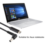 Cavo ricarica USB-C 6,0x0,6 mm per laptop Asus 1,5 m