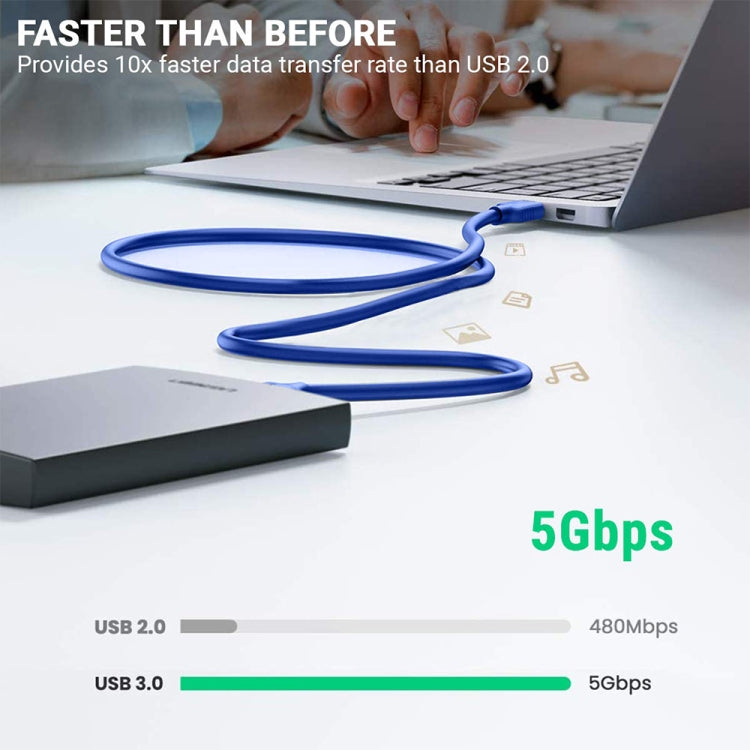 Cavo USB 3.0 Micro-B maschio a USB 3.0 maschio, lunghezza: 60 cm, Length: 60cm