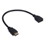 Cavo adattatore HDMI 19 pin maschio ad HDMI 19 pin femmina ad alta velocità da 30 cm, Length: 30cm