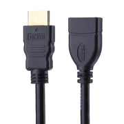 Cavo adattatore HDMI 19 pin maschio ad HDMI 19 pin femmina ad alta velocità da 30 cm, Length: 30cm