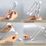 Supporto pieghevole in alluminio per laptop 24,5x3,3x2,8 cm