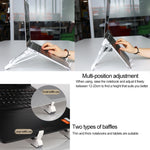 Supporto pieghevole in alluminio per laptop 24,5x3,3x2,8 cm
