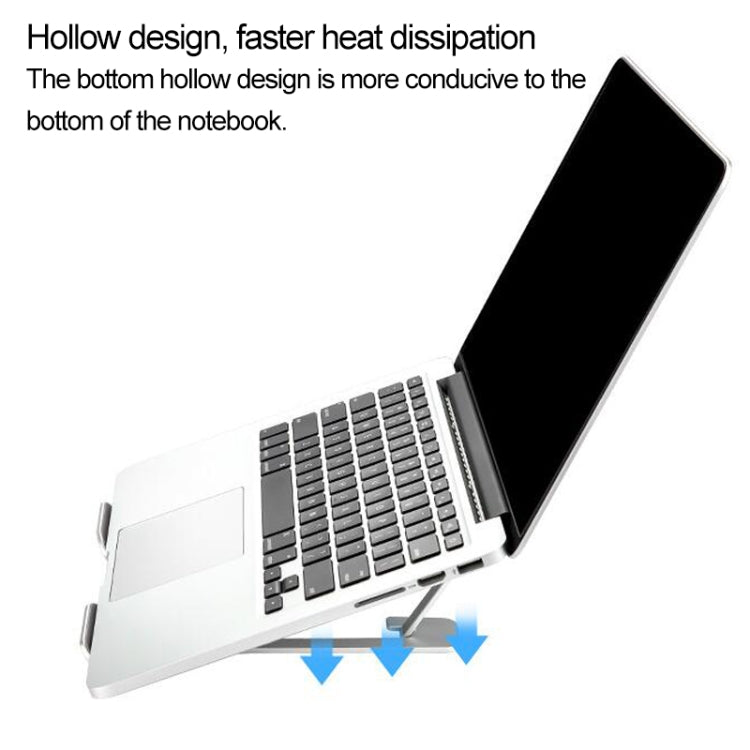 Supporto pieghevole per laptop 22,3x23,5x1,3 cm
