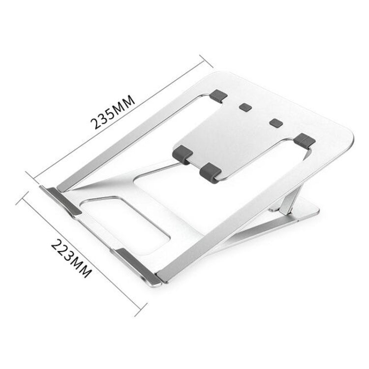 Supporto pieghevole per laptop 22,3x23,5x1,3 cm