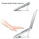 Supporto pieghevole per laptop 22,3x23,5x1,3 cm