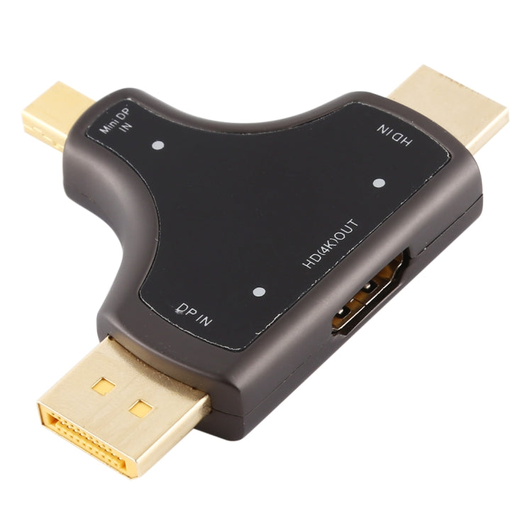 Adattatore D62A DisplayPort + Mini DP + HDMI maschio a HDMI femmina 3 in 1, D62A