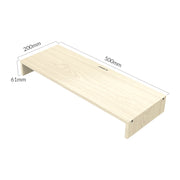 Supporto per monitor per computer con venature del legno ORICO MSR-01-WD-BP, dimensioni: 50 x 20 x 6,1 cm, Size: 50 x 20 x 6.1cm