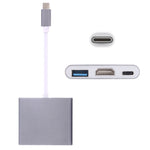 Adattatore USB-C 3.1 maschio a USB-C, HDMI e USB 3.0 femmina