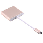 Adattatore USB-C 3.1 maschio a USB-C, HDMI e USB 3.0 femmina